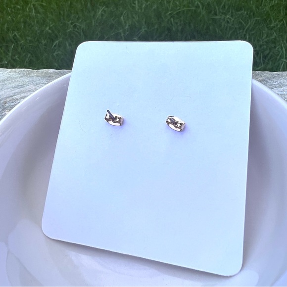 Crystal Drop Earrings Gold Pink - Picture 3 of 3